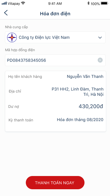 Kiểm tra thông tin hóa đơn