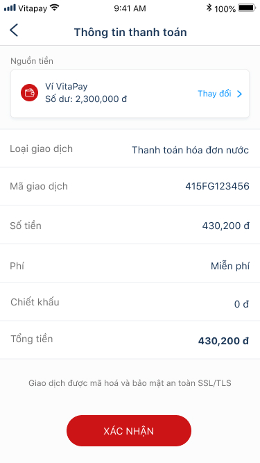Xác nhận thanh toán